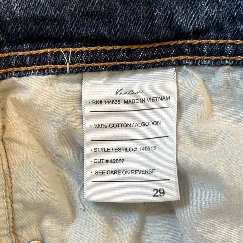 KanCan High Rise Ripped Button Fly Shorts Size 29 - Picture 5 of 5